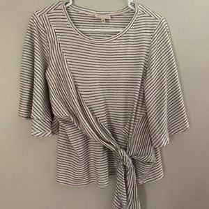 Black and White Striped Shirt